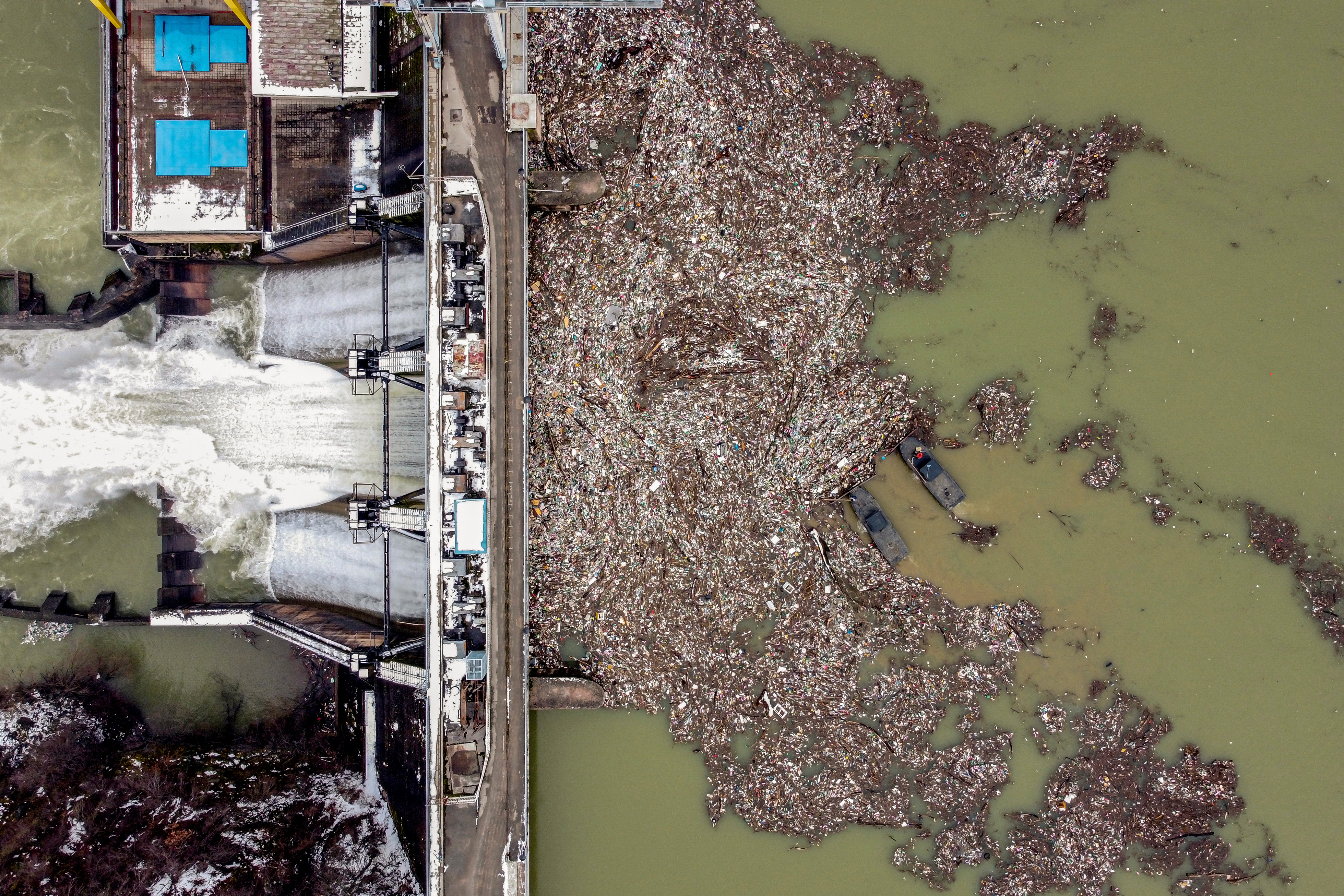 Las aguas contaminadas del mundo vistas desde el cielo