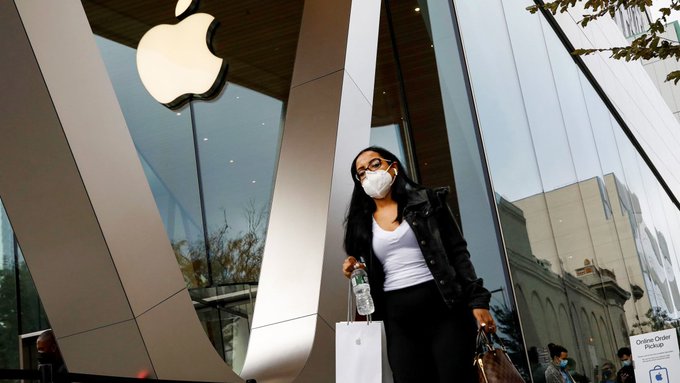 Tiendas Apple en EEUU abren por primera vez desde el inicio de la pandemia