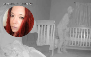 Una abuela horrorizada tras captar “un demonio” junto a la cama de su nieto (FOTO)