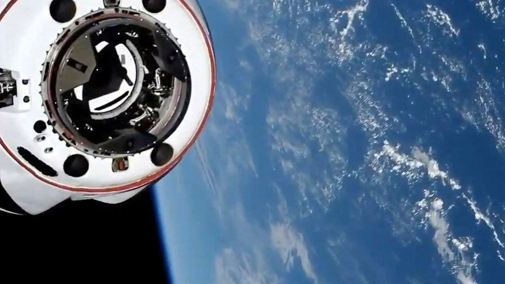 Cápsula Crew Dragon de SpaceX se acopla a la Estación Espacial Internacional