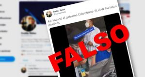 El des-comunicador Freddy Ñáñez publica video de “vacunación falsa” en México asegurando que fue en Colombia
