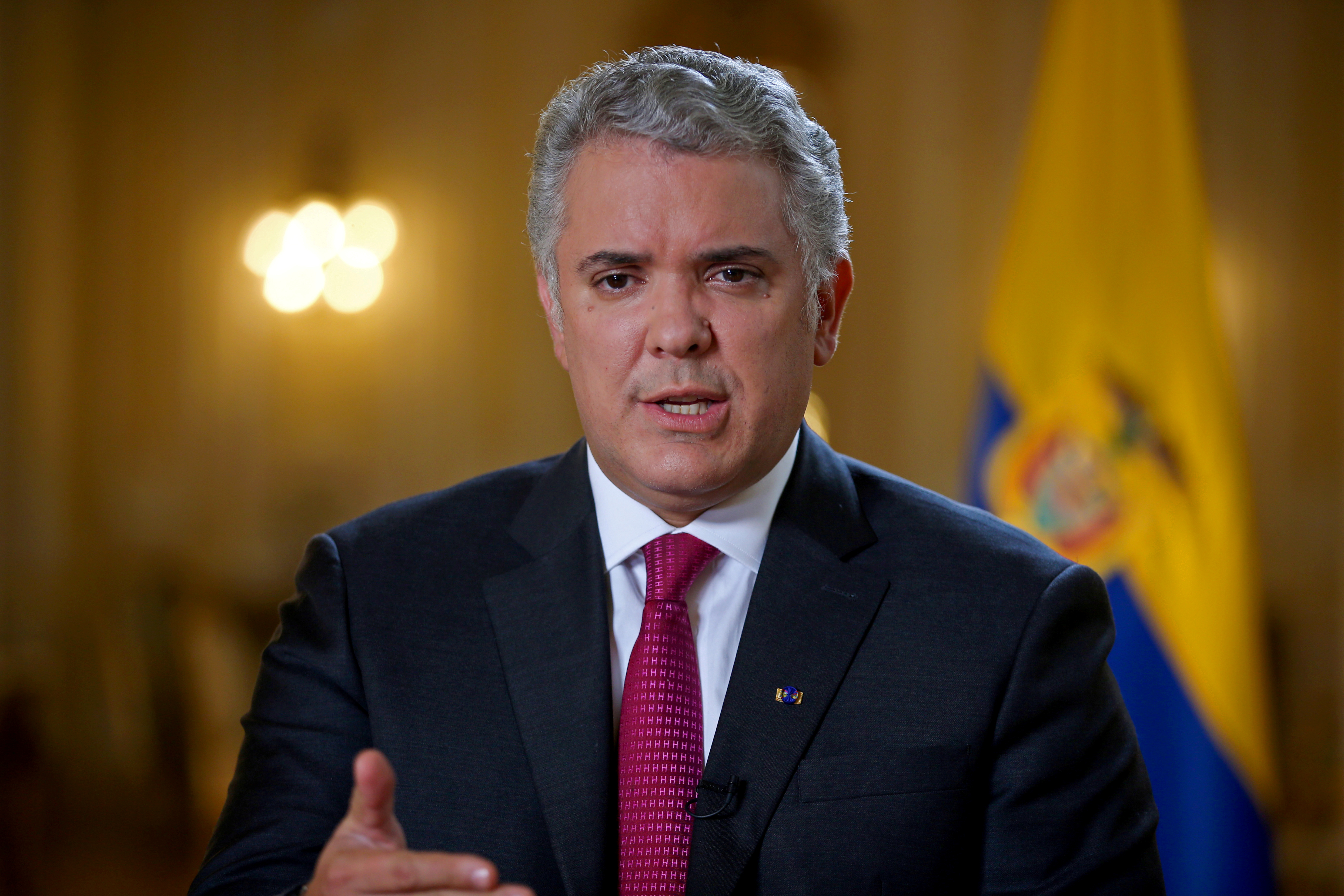 Duque pidió al Congreso colombiano aprobar la ley contra el vandalismo en las protestas