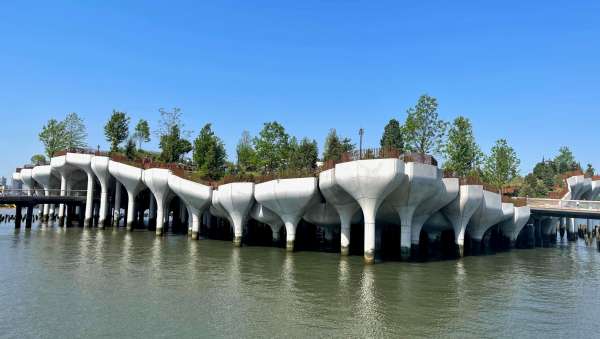 Abrió el nuevo parque flotante ‘Little Island’ en el Hudson River Park en Manhattan