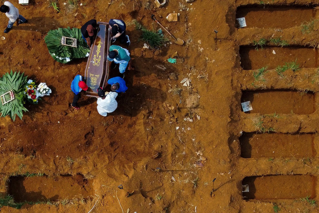 Brasil reportó más de dos mil muertes por Covid-19 por cuarto día consecutivo