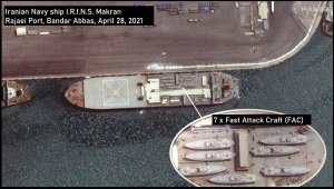Buque iraní traería a Venezuela siete lanchas rápidas con armas antiaéreas (Imágenes)
