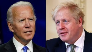 Primer encuentro entre Joe Biden y Boris Johnson en la víspera del G7