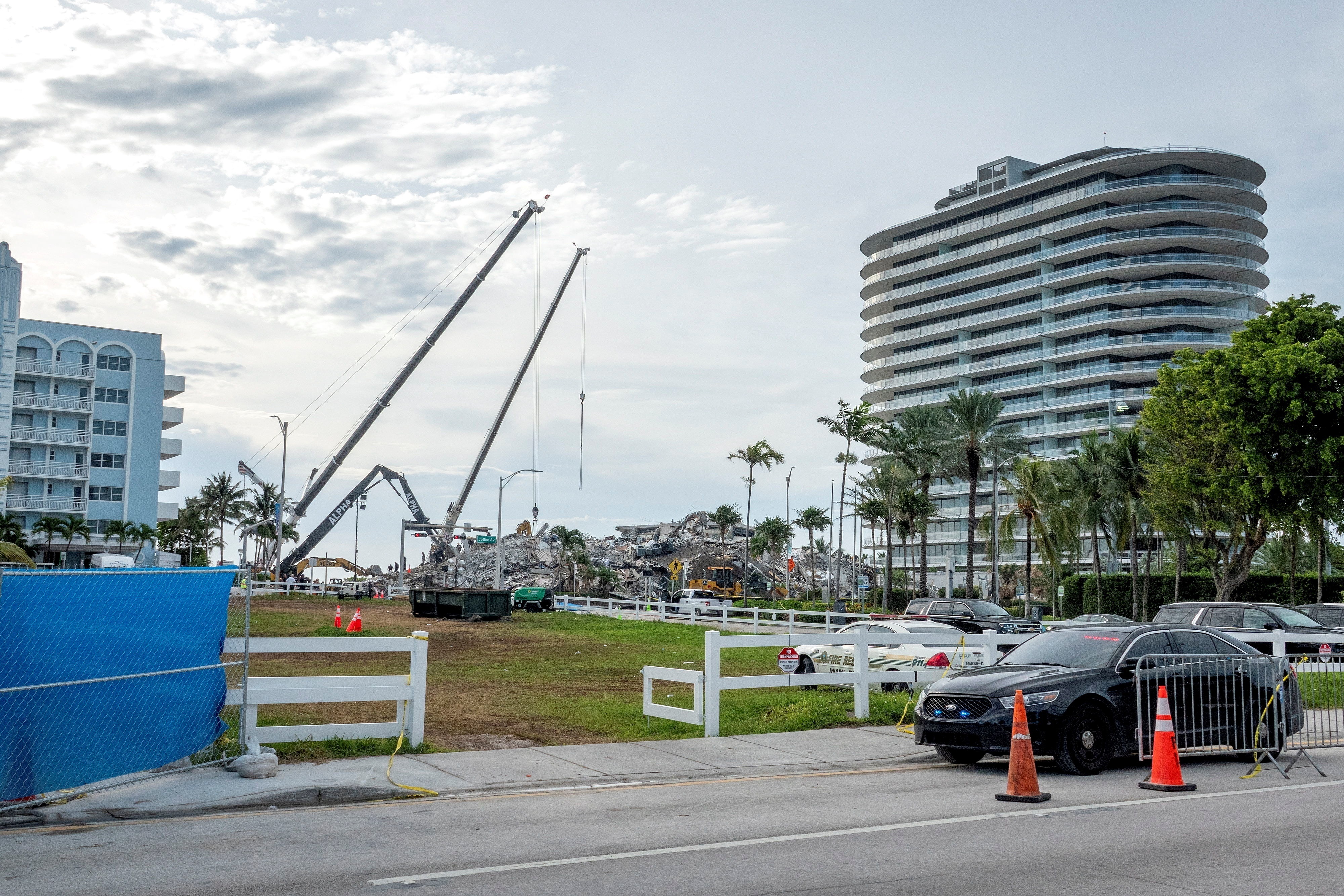 Subieron a 64 las víctimas confirmadas por el derrumbe del edificio de Miami