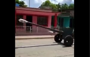Régimen castrista sacó aviones y morteros para amedrentar a cubanos (Foto y video)