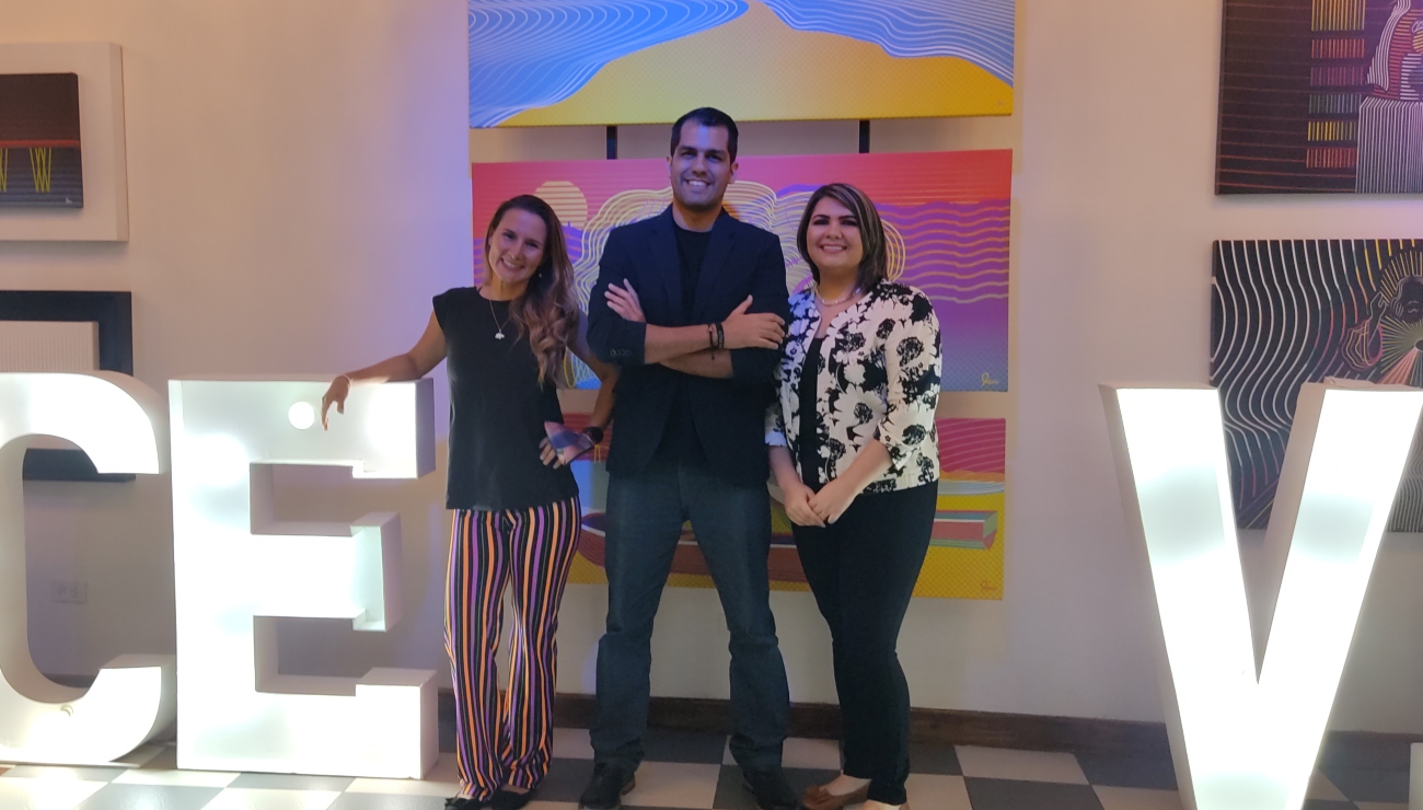 Alejandro, Paula y Tatiana presentaron “Conversación entre 3”, su galería de arte en La Dolce Vita