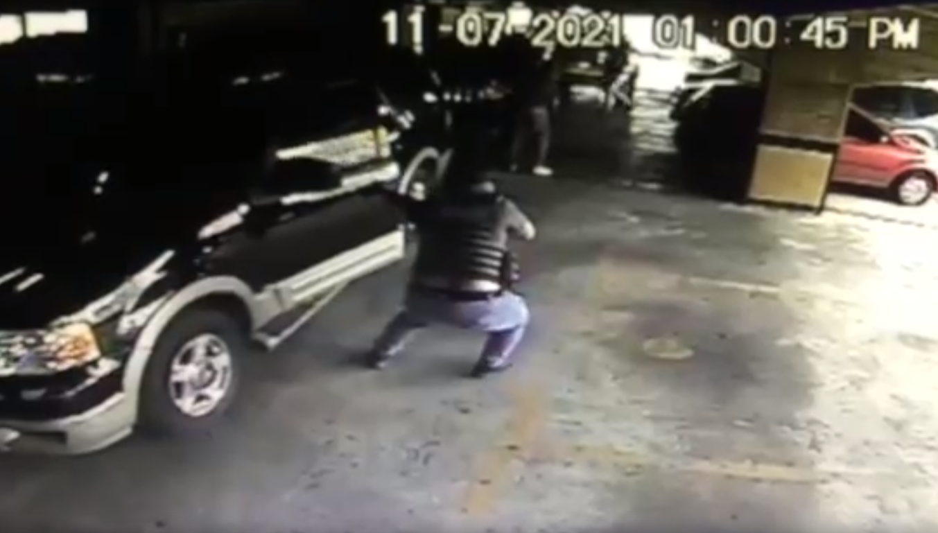VIDEO de cámara de seguridad reveló cómo dispararon contra el vehículo de Guaidó