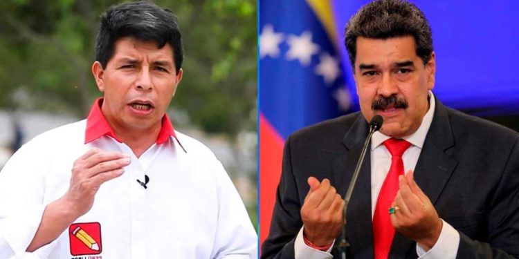 Castillo acordó con Maduro el intercambio de diplomáticos en Lima y Caracas