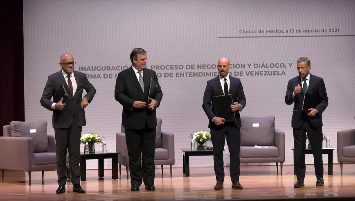 Así se desarrolló la ceremonia de la firma del Acuerdo de Entendimiento por Venezuela (VIDEO)