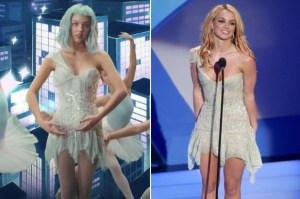 Olivia Rodrigo lució el vestido de Britney Spears en el video musical de su tema “Brutal”