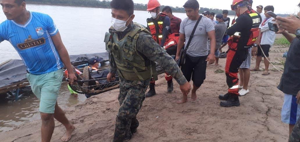 Al menos 20 fallecidos y 50 desaparecidos en un naufragio en la Amazonía de Perú