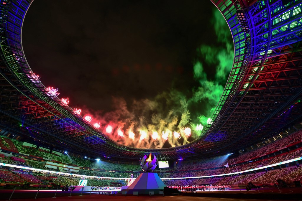 Los Juegos Paralímpicos terminan con una colorida exhibición de fuegos artificiales sobre el Estadio Nacional de Tokio (VIDEO)