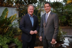 LA FOTO: Guaidó se reunió con el director ejecutivo del Programa Mundial de Alimentos