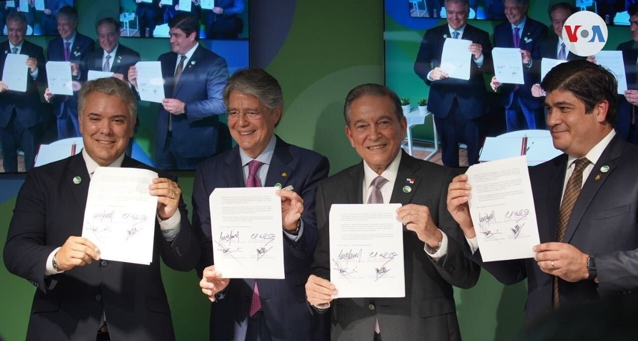 Costa Rica, Ecuador, Colombia y Panamá firmaron una declaración conjunta para la protección de Islas en la COP26 (VIDEO)