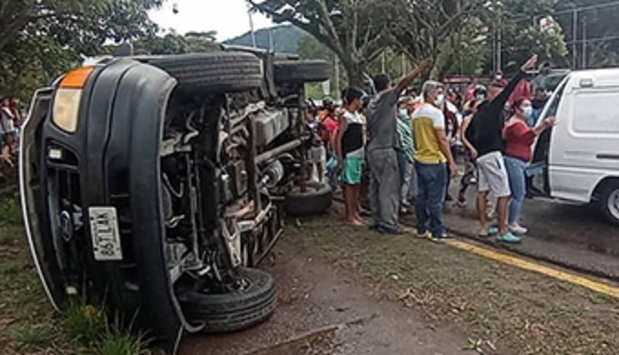 Falleció paciente tras volcarse ambulancia que lo trasladaba a un hospital en Táchira