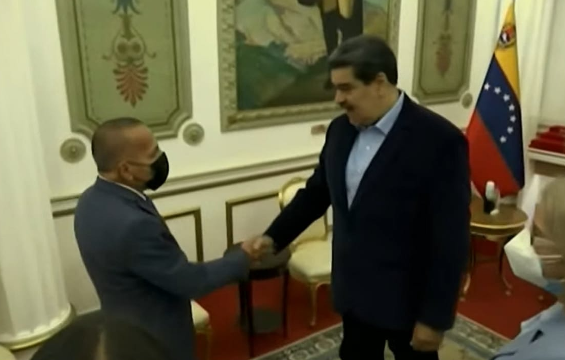Gobernador electo de Zulia fue recibido por Maduro en Miraflores (Foto)