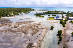 Kiribati, un país al borde de la desaparición, fue el primero en recibir el 2022