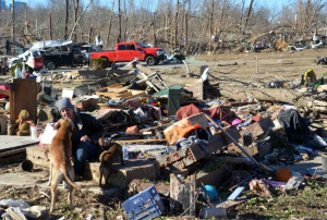 “No puedes escapar del tornado”: Desapareció el 75 % de un pueblo en Kentucky