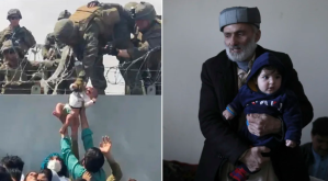 El bebé perdido en la caótica evacuación de Kabul finalmente volvió con su familia (VIDEO)
