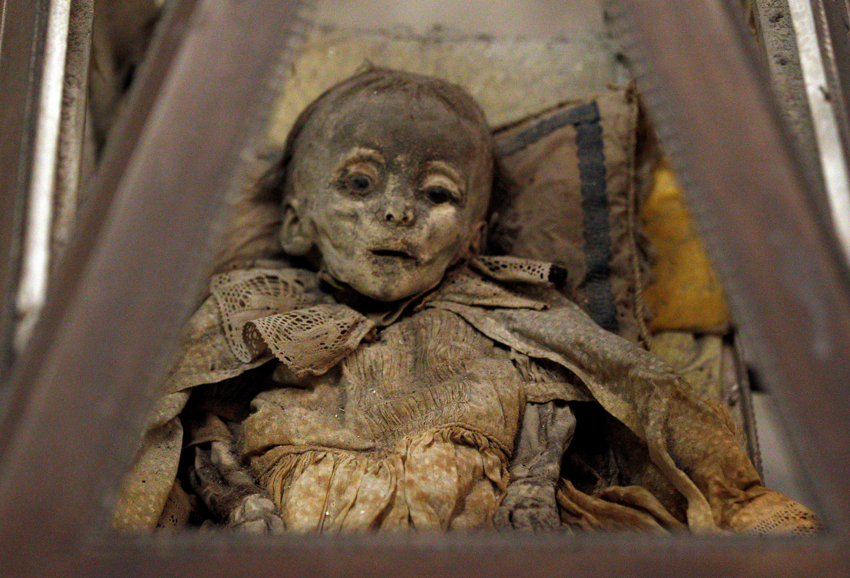 Los secretos de las momias infantiles de Sicilia serán desenterrados en un nuevo estudio