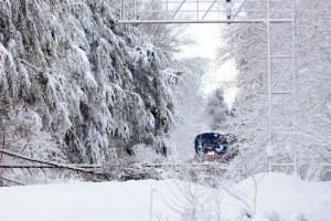Tren de Amtrak quedó varado en Virginia durante casi 40 horas debido a la tormenta invernal
