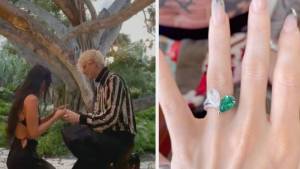 El anillo de compromiso de Megan Fox fue diseñado para que la lastime si trata de quitárselo