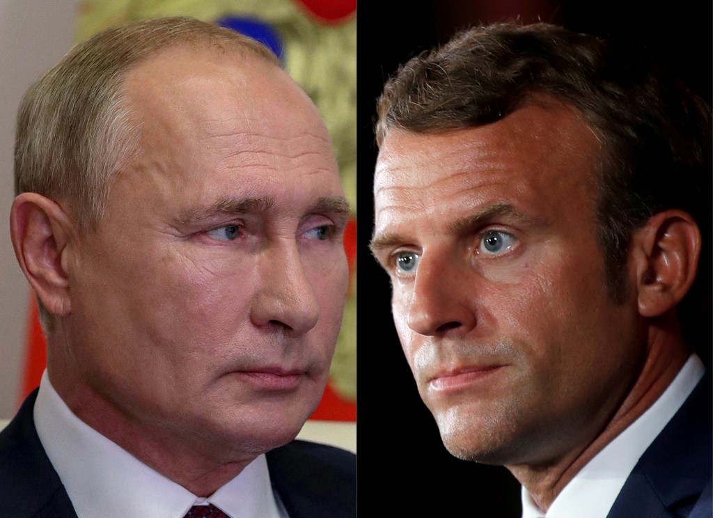 Putin asegura a Macron que Rusia sigue abierta al diálogo con Ucrania