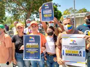 Sucrenses exigen que se adelanten las elecciones presidenciales en Venezuela: “¡Fuera Maduro!” (FOTOS)