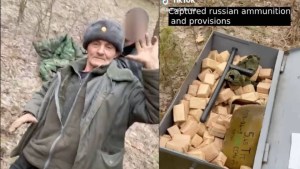 VIRAL: Abuelo roba camión ruso con municiones y suministros y se lo entrega al ejército ucraniano (VIDEO)