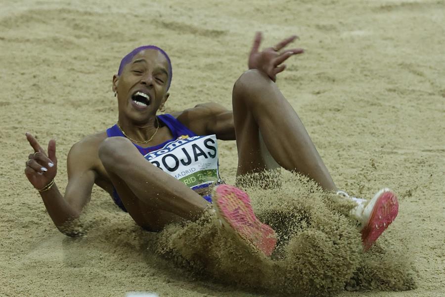 Yulimar Rojas rozó su récord mundial de triple salto con otra marca insólita