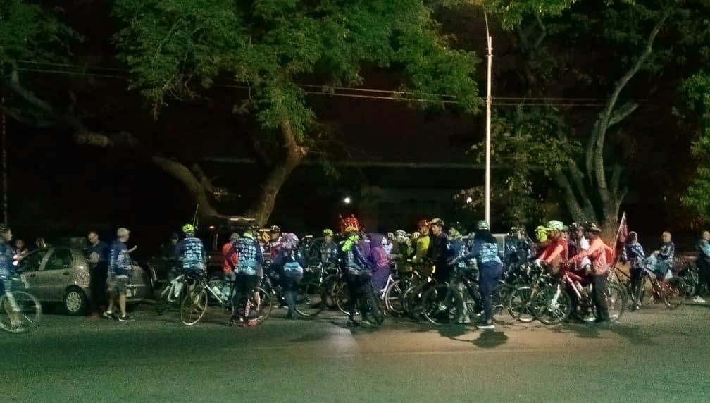 Peregrinación al Nazareno: Así van los más de 200 ciclistas que pedalean hasta Achaguas (Videos)