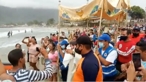 Feligreses realizaron la bendición del mar en Ocumare de la Costa este Domingo de Pascua #17Abr (VIDEO)