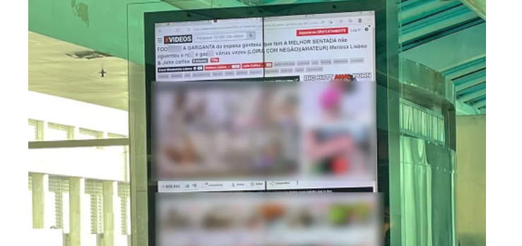 Desconcierto en Brasil: Exhibieron videos pornos en pantallas del aeropuerto de Río