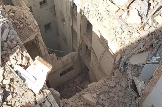 EN VIDEO: Así se ve desde un dron la destrucción provocada por la explosión de un edificio de Madrid
