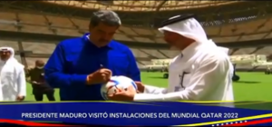 “¡Na’ Guará!”: Maduro se paseó por uno de los estadios más imponentes de Qatar 2022 y quedó loco