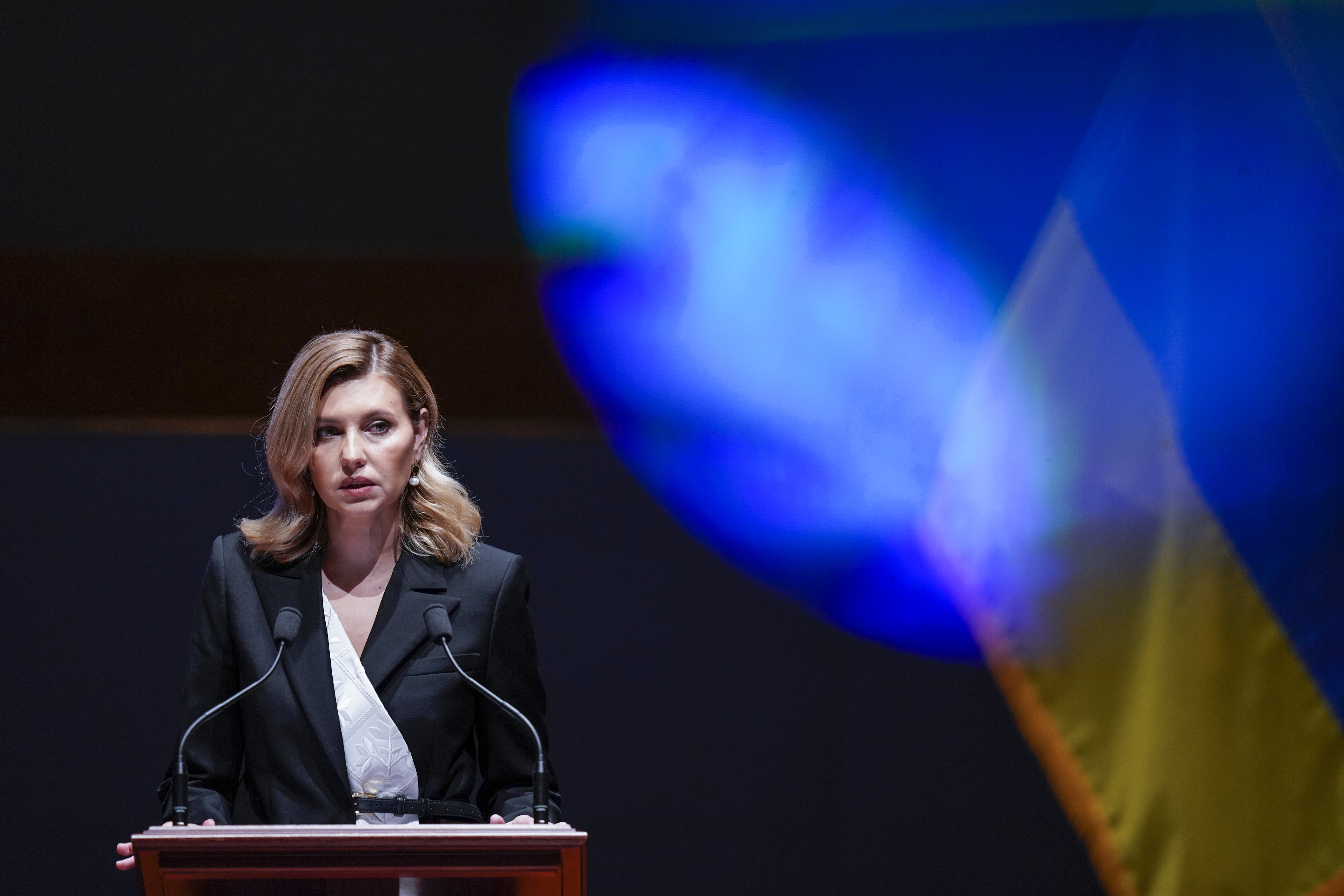 Primera dama de Ucrania insta a EEUU a enviar más armas para enfrentar a Rusia
