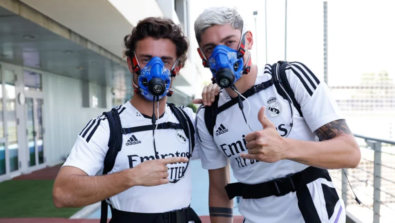 El revolucionario método de entrenamiento del Real Madrid con máscaras que regulan el oxígeno (Video)