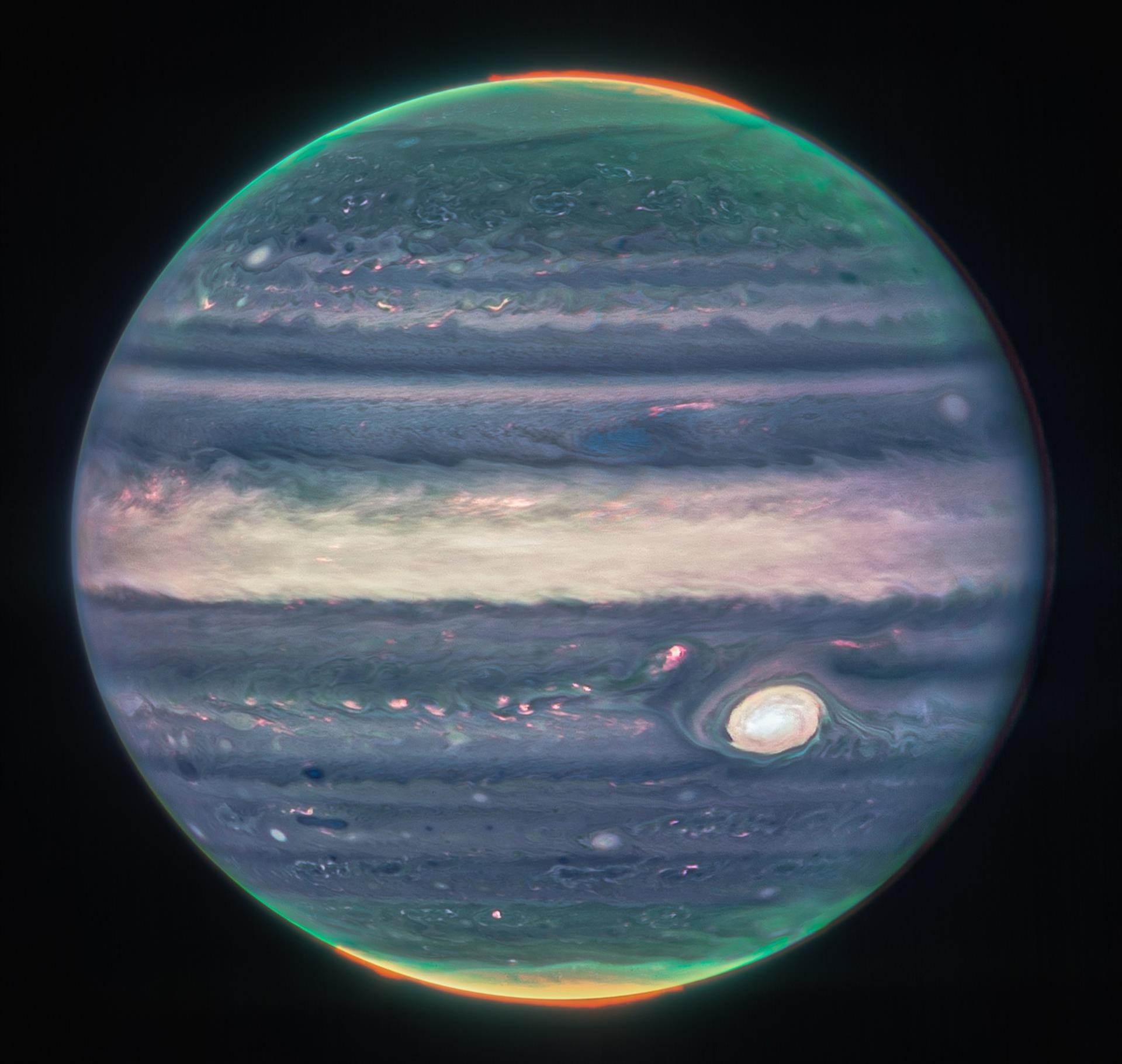 Increíble: Nuevas imágenes de Júpiter arrojan pistas sobre su vida interna
