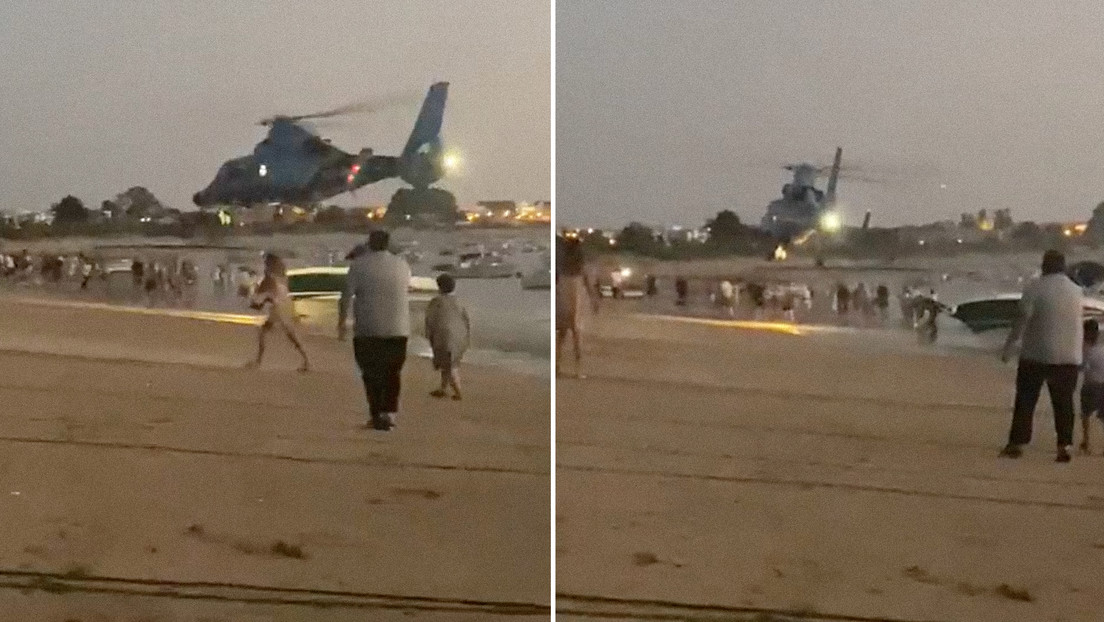 EN VIDEOS: Policía española persigue a una narcolancha y los bañistas de la playa intentan robar la droga que había dentro