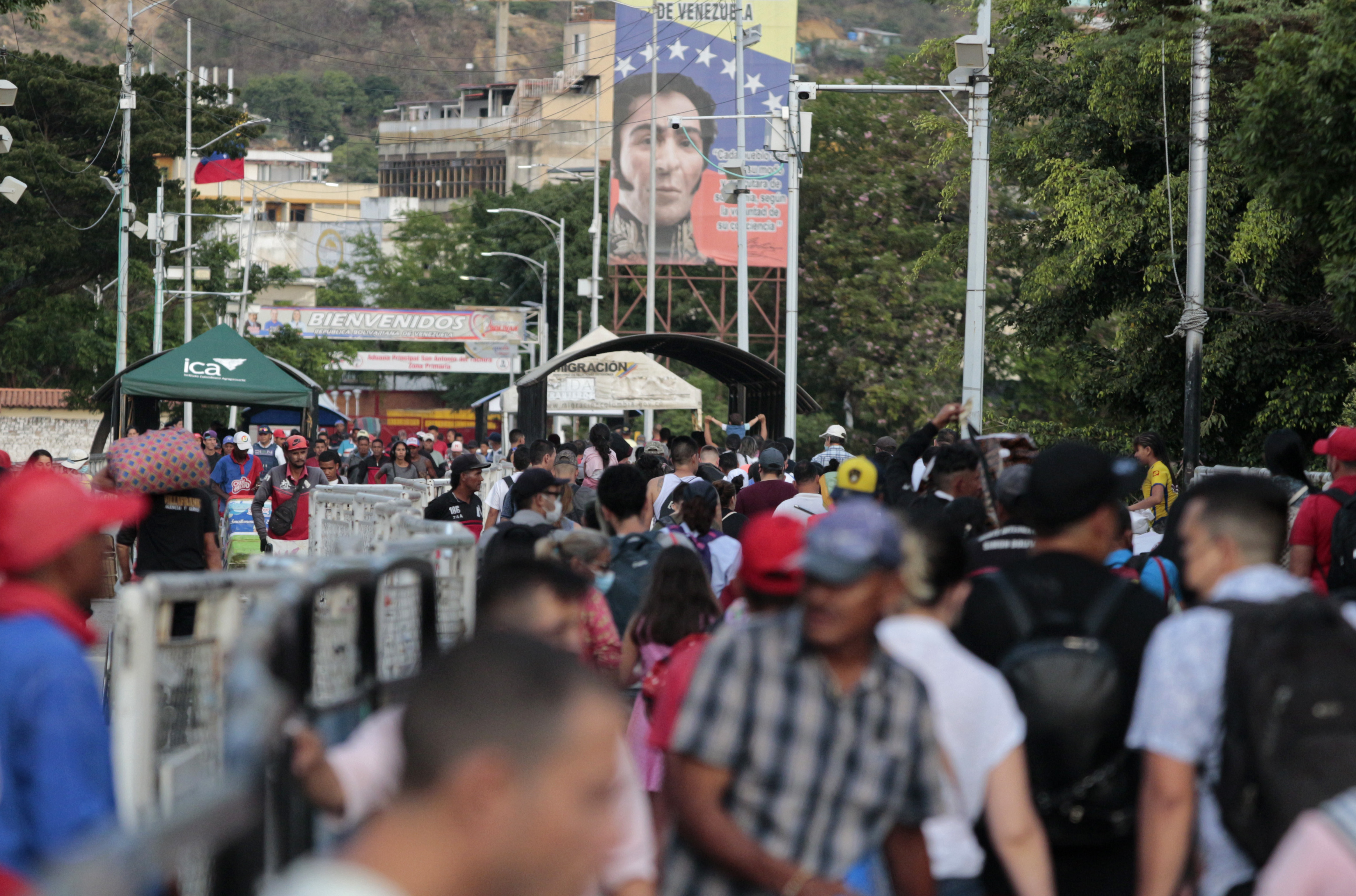 ¿Cómo ha sido la migración venezolana en Colombia durante el 2022 y 2023?