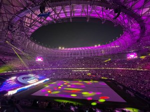 Qatar celebró ensayo general del Mundial con inauguración del Estadio Lusail (Videos)