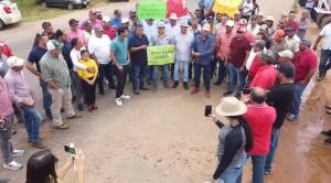 Productores guariqueños protestaron para exigir financiamiento y pago justo de sus cosechas