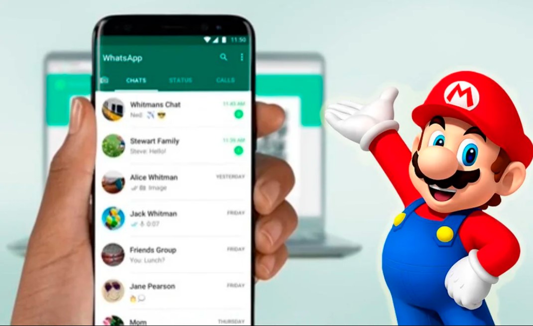 Descubre cómo mandar audios con la voz de Mario Bros en WhatsApp