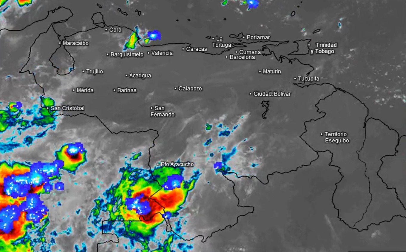 El estado del tiempo en Venezuela este #24Sep, según Inameh