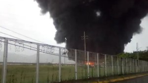 IN PICTURES: A fire was recorded at the Puerto La Cruz refinery