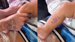 Polémica en EEUU: Tatuadora se volvió VIRAL por trabajar en la piel de un bebé (VIDEO)