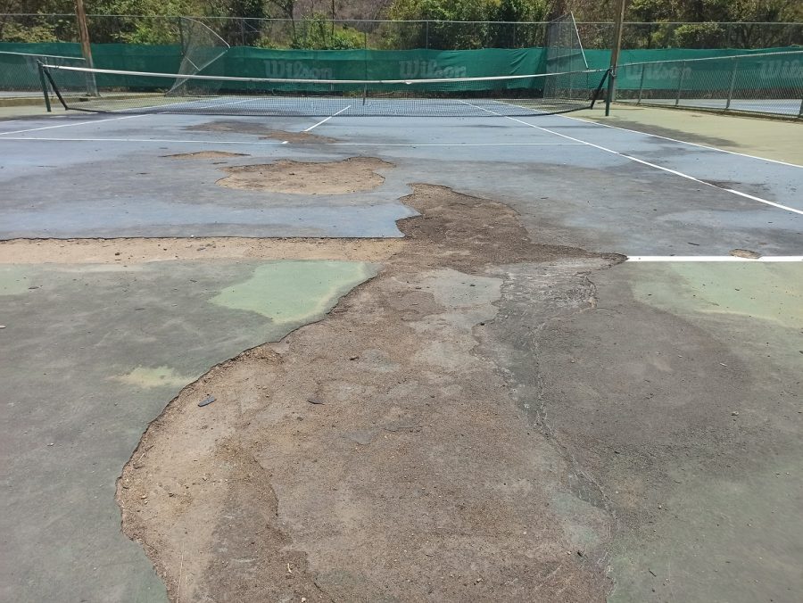 Complejo de tenis en San Juan de los Morros, otro ejemplo más de la desidia chavista